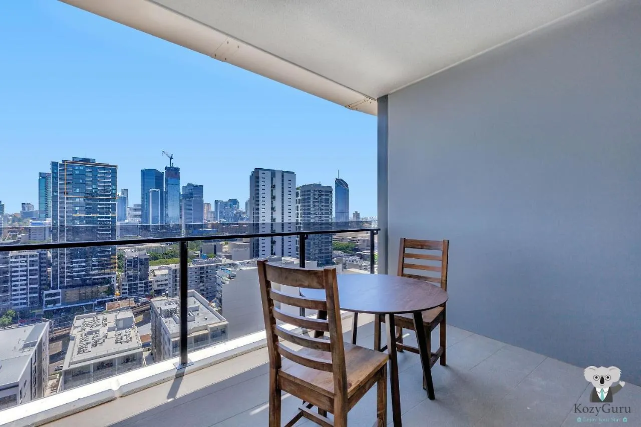 Апартаменты Kozyguru South Brisbane Kozy 1Bed Apt + Free Parking Qsb001