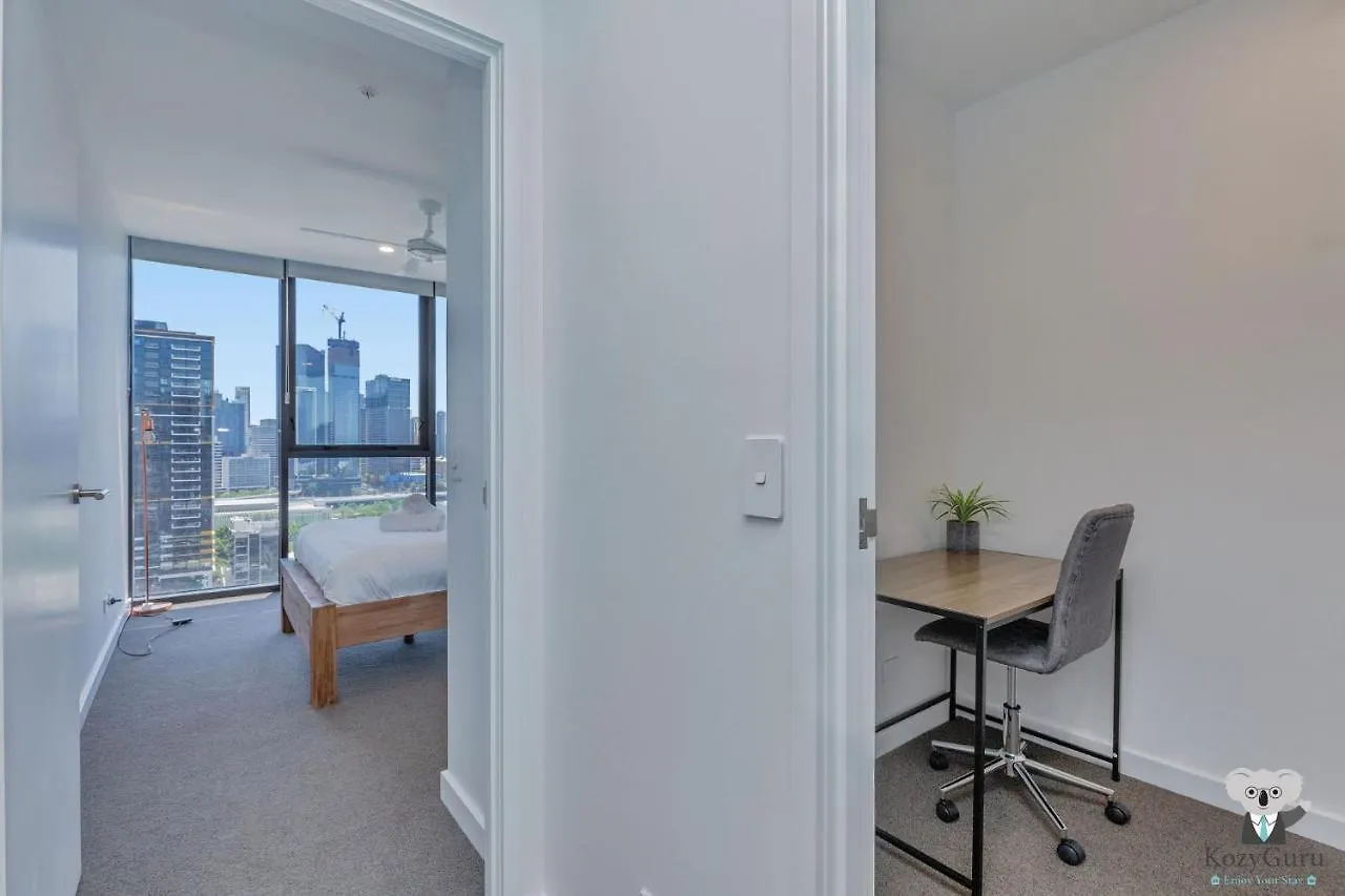 公寓 Kozyguru South Brisbane Kozy 1Bed Apt + Free Parking Qsb001 澳大利亚
