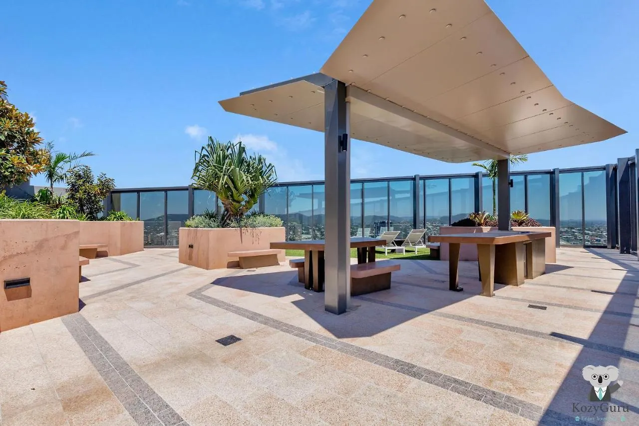 Kozyguru South Brisbane Kozy 1Bed Apt + Free Parking Qsb001